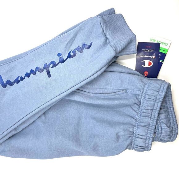 Champion Powerblend Graphic Logo Fleece Joggers - Size: Medium - New With Tag - Picture 1 of 4